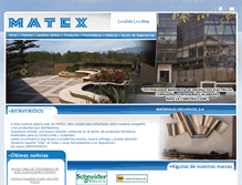 Tablet Screenshot of matexcr.com